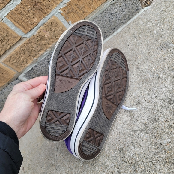 Converse All-Star Chuck Taylor Purple Canvas Hi-top Sneakers 6.5 - Picture 15 of 15